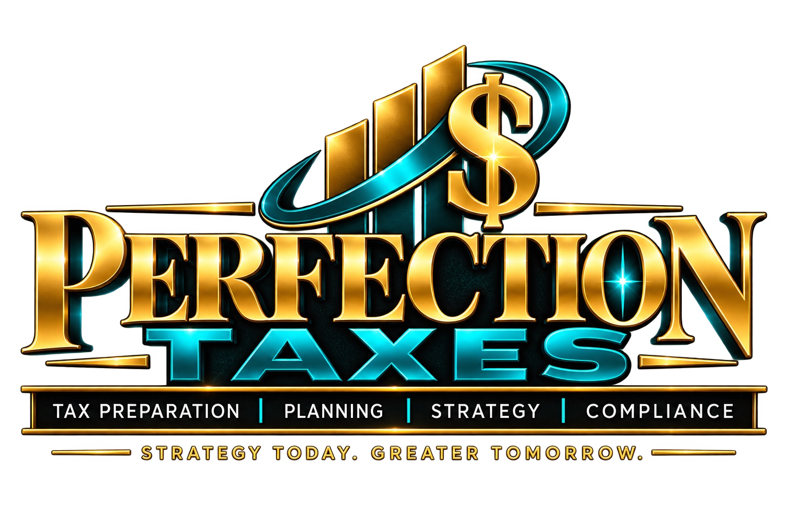 Perfection Taxes. Tax preparation, planning, strategy, compliance. Strategy today. Greater tomorrow.